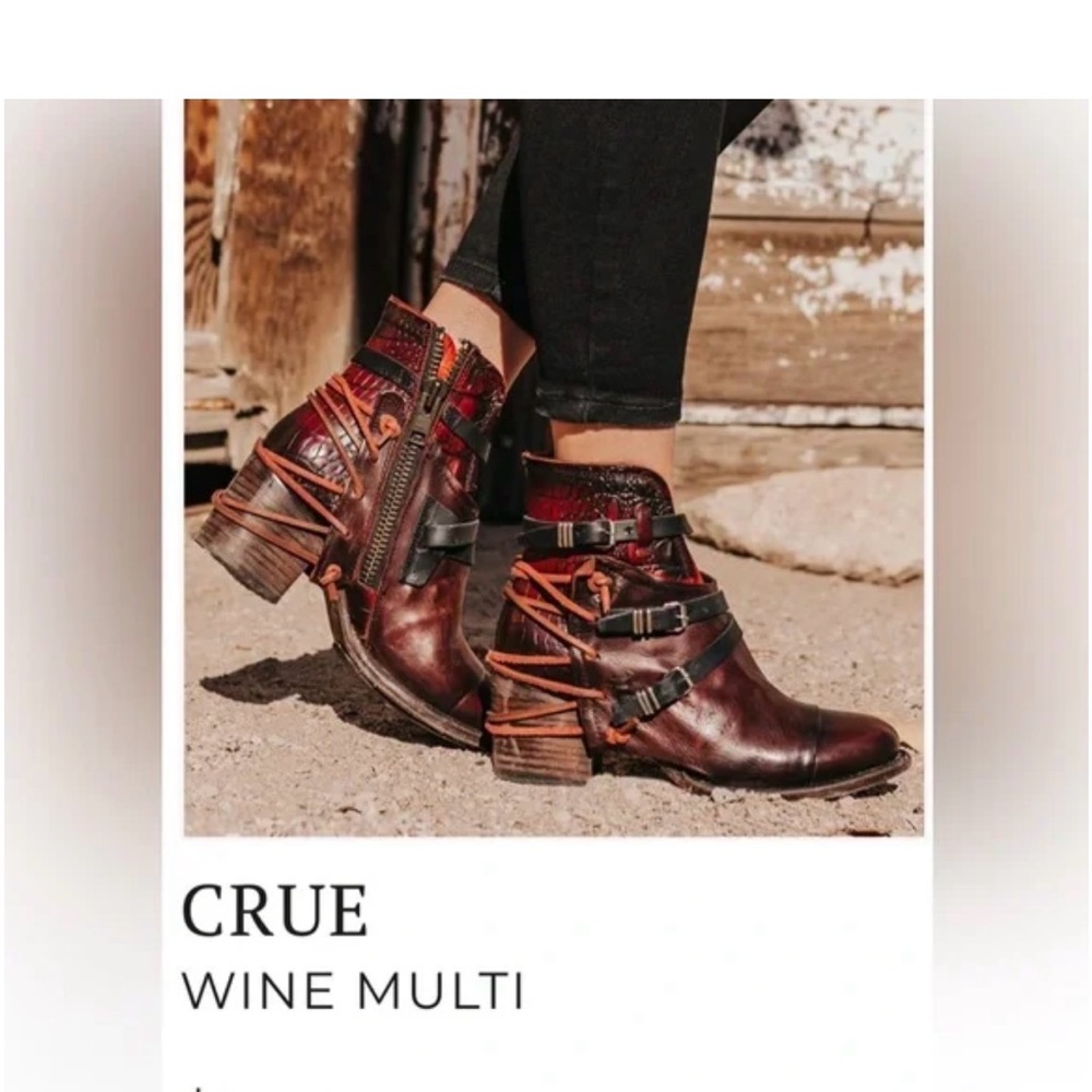 Freebird by Steven crue wine multi size 8 - Picture 7 of 7
